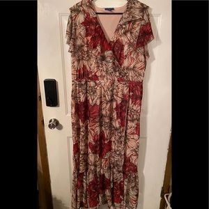 Faux Wrap, Maxi Dress